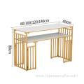 marble combination simple modern wrought iron table